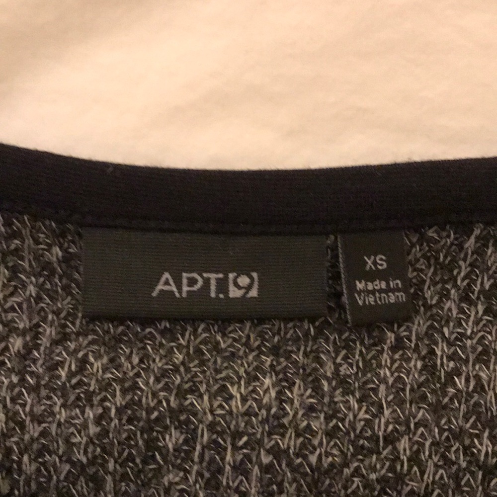 Mixed Media Top With Fun, Shiny Front - image 3